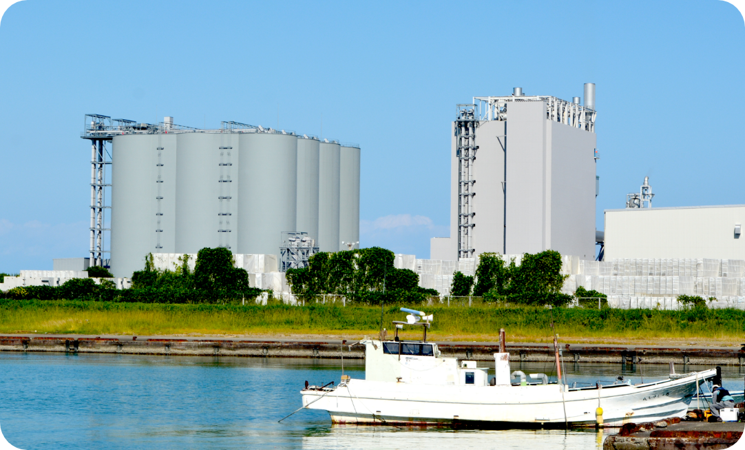 御前崎港バイオマス発電所の写真 御前崎港バイオマス発電所の写真