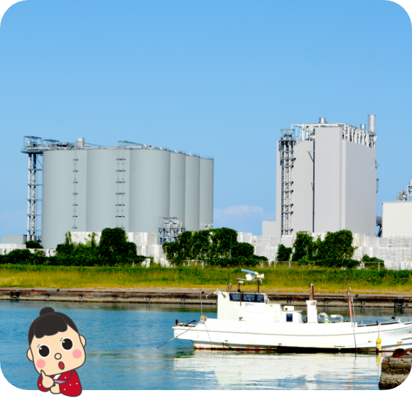 御前崎港バイオマス発電所の写真 御前崎港バイオマス発電所の写真